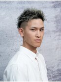 メンズツーブロックショートフェード