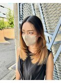 大人可愛い20代30代40代小顔ウルフレイヤー顔周りレイヤーウルフ