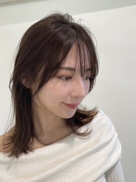 ラベスト バイ セロ 池袋メトロポリタン前(LOVEST by CERO) ミディアム/顔周りカット［池袋駅 髪質改善 ］