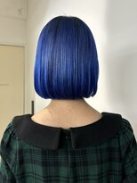 レコ 渋谷(LECO) ケアブリーチディープブルーボブ