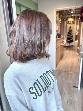 カルテット(Quartett) 【Quartett】大人可愛い小顔前上がりボブ イメチェンヘア