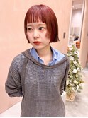 ボブルフ　ネビージュ　小顔　レイヤー　シースルー　ワンレン