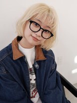 オルセン(OLSEN) ボブ ハイトーン ブロンド レイヤー