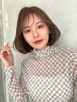 フィガロ ウメダ(FIGARO UMEDA)&nbsp;小顔ナチュラルボブ/透明感ベージュ