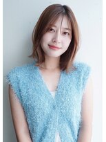 ケーツー エソラ池袋店(K-two)&nbsp;シースルーバングと大人のくびれボブ*白髪染め*30代40代50代