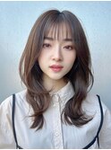 髪質改善＊シアーカラーくびれイヤー＊美髪【Zinaセンター北】