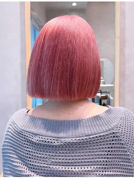 ガーデンヨコハマ(GARDEN YOKOHAMA) ボブ/ダブルカラー/ピンク/ハイトーン/ブリーチカラー