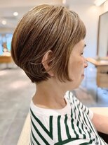 フリップビーアヴェダ(FLIP B AVEDA)&nbsp;本八幡×大人ショート×白髪ぼかし×ケアブリーチ