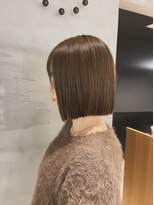 エミュ 伏見 国際センター(emu)&nbsp;タッセルボブ/切りっぱなしボブ/オリーブブラウン