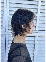 エアービジュー(Air Bijou)&nbsp;小顔クラゲボブヘア　オリーブグレーココアベージュ