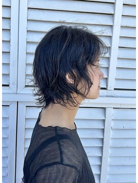 エアービジュー(Air Bijou) 小顔クラゲボブヘア　オリーブグレーココアベージュ