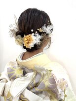 イーエル フレスコ(e.ll fresco)&nbsp;アップスタイル成人式ヘア