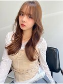 【ROJITHA原宿表参道】レイヤーセミロング×ラフベージュ