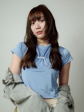 ファルファラ(farfara) 【farfara】顔まわりカット/ニュアンスレイヤー/ブラウン