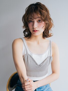 ホヌア(hoNua.) アンニュイパーマ風ボブ