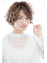ラフヘアーアンドライフ 所沢東口店(LAF Hair&Life) カフェオレベージュショート