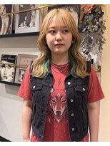 グッドフェローズ キタホリエ(GoodFellas kitahorie) レイヤーカットで魅せるハイトーンインナーブリーチ透明感カラー