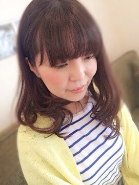 スティルヘア(still hair) 20代30代40代大人かわいい前髪小顔フェミニンセミロング立体感