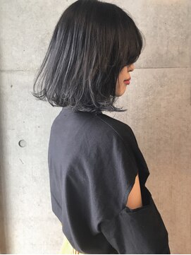 ビートス(BEAT S) 大人かわいい グレージュ ワンレンボブ