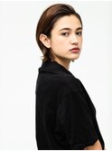 ラフなオールバックスタイル