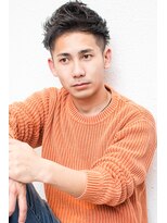 モニカ 西宮北口(Monica)&nbsp;ビジネス流行モテ髪サイドパート黒髪アップバングイケメン七三