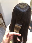 髪質改善大宮&.La Blancheブラウン×グレージュ