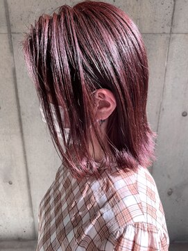 コキャン(COQUIN) 外ハネ×ボブ×ピンク×ラベンダー×esaki maya