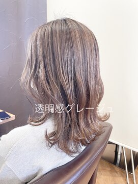 ヘアーアンドメイクサワ 佐久店(sawa) 20代30代40代明るめ透明感グレージュカラー