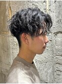 ツイストスパイラルパーマ波巻きパーマメンズカットメンズカラー