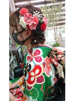 ヘアメイクライン(hair make LINE)&nbsp;成人式ヘアアレンジ