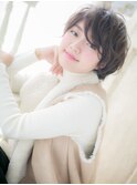 mod's姪浜/ダークアッシュラフマッシュヘアーボーイッシュ女子g