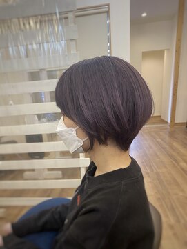 ロルド シェリ(Rold Cheri) ラベンダーカラーショートカット