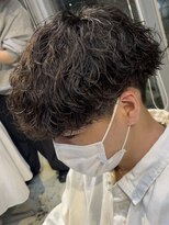 リット バイ フィフス 鹿児島中央駅店(Lit. by fifth)&nbsp;波巻きスパイラルパーマメンズマッシュツイストスパイラルパーマ