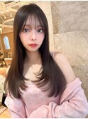 前髪カット 酸性ストレート 髪質改善 カット 艶髪/1024