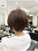 《骨格、髪質似合わせカット》ふんわりショートボブ【ERIKA】