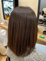 アルター(aL ter)&nbsp;艶髪ヘア［切りっぱなしボブ/美髪/ピンクブラウン/鎌取］