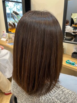 アルター(aL ter) 艶髪ヘア［切りっぱなしボブ/美髪/ピンクブラウン/鎌取］