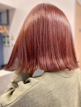 リノショアーズ ショウナン 辻堂店(RinoShores SHONAN) 20代30代大人可愛いダブルカラーブリーチ外はねショートボブ