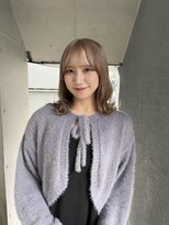 ミルクティーベージュ/ハイトーンカラー/ミルクティーアッシュ