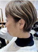 30代40代50代大人ナチュラルレイヤーショートボブ