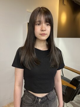 ヌープヘアーアイス(NUUP.hair ici) 大人可愛い大人美人くすみカラーアッシュグレーベージュ