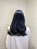 ヘアースペースブルーム プリュス 石橋店(HAIR SPACE BLOOM plus) ブルーブラック/ダブルカラー/レイヤーカット/韓国ヘア