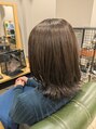 ヘアサロン ナノ(hair salon nano) 癖を生かしたまとまる大人レイヤー