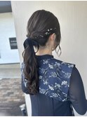 結婚式ヘアアレンジ☆