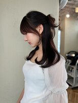 結んでも可愛いお顔周り／ナチュラルブラウン【自由が丘】