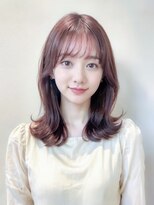 ミニョン(mignon)&nbsp;韓国/ダブルカラー/ブリーチ/ピンク/学割U24/新越谷/南越谷/草加