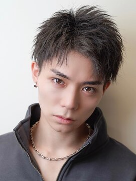 ゼロ 渋谷(XeRo) 爽やかツーブロック【ナチュラルアップバングショート】