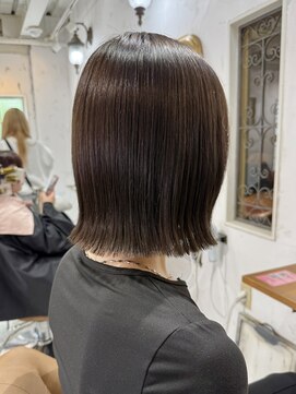 コク 千葉駅西口(COQU) ヘイリーボブ × チョコレートブラウン【千葉優希】