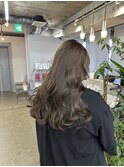 ~オリーブベージュ×酸性縮毛矯正~