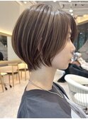 表参道大人ショートボブくびれショートカット若見え40代50代60代